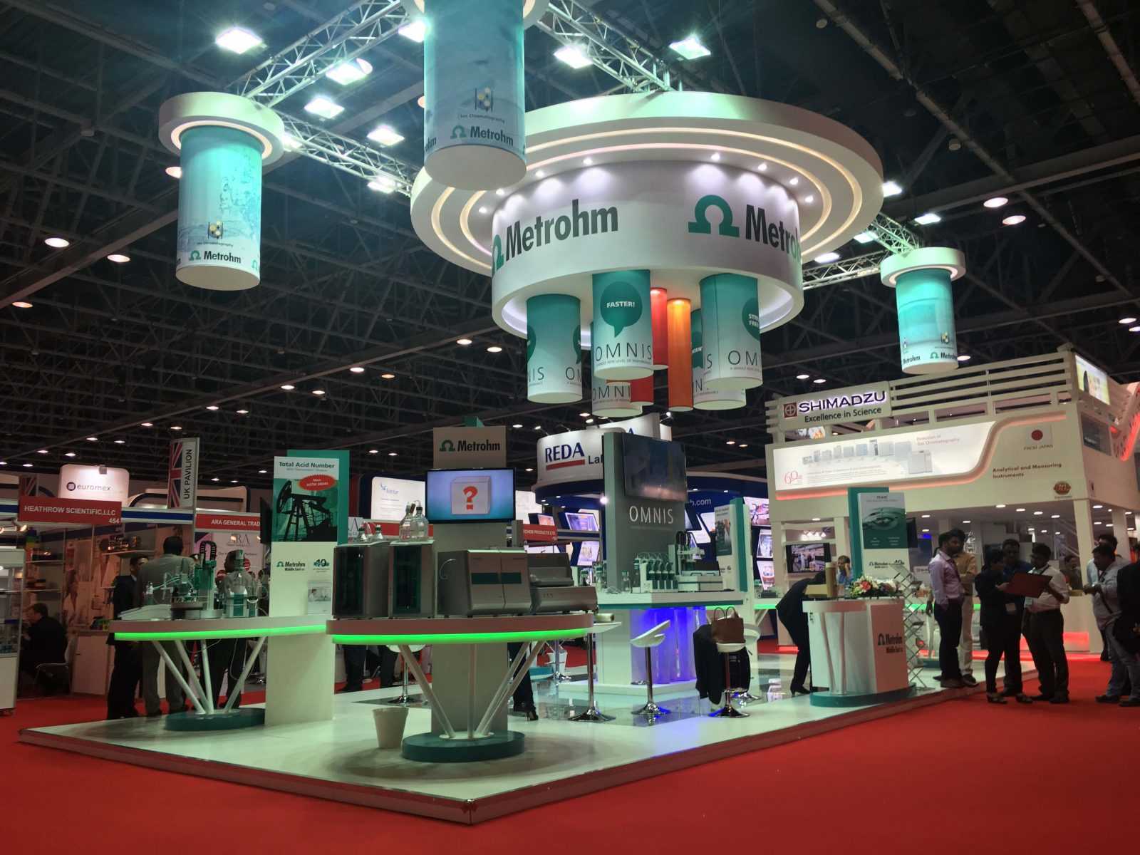 Spectacular Exhibition Stand for METROHM at ARAB LAB Dubai